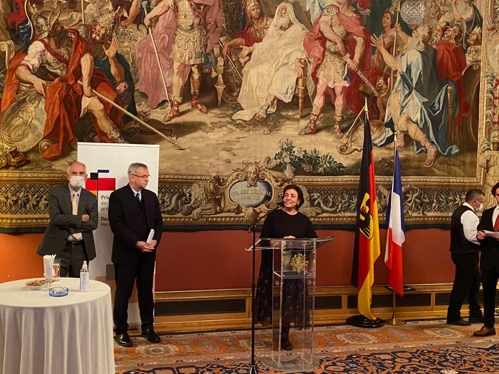 Almaya-Fransa İnsan Hakları ve Hukukun Üstünlüğü Ödülü 14.12.2021